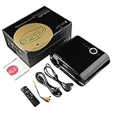 4. MEHRERE EINGÄNGE: Dual HDMI, VGA, Dual USB, AV. Unterstützung: Multimedia (Musik, Bild, Video, TXT). Schließen Sie Ihren Computer / Laptop / Handy / Blu-ray-DVD-Player an, um Videos oder Filme zu genießen. Schließen Sie Ihre Geräte über den HDMI-Anschluss an, um Spiele auf einem so großen Bildschirm zu genießen. Es kann auch eine Decke an der Halterung sein. Genießen Sie zu Hause das Anschauen von Filmen und Sportwettkämpfen, auch im Innenhof oder im Freien.