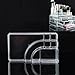 Imurz Clear Acrylic Makeup Box Transparent Organiser Cosmetic Display 3 Storage Case Make Up Nail Polish Varnish Display Stand