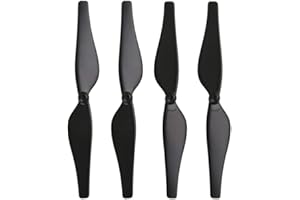 DRFEIFY 4 pary 2 ostrza śmigło quadcopter ostrze śmigła z włókna węglowego odpowiednie do akcesoriów dronowych (czarny)