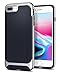 Produktbild Spigen 054CS22199 Neo Hybrid Herringbone Kompatibel mit iPhone 8 Plus / 7 Plus Hülle 2-Teilige Modisches Muster Case (Satin Silberl)