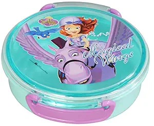 Disney Sofia The First Plastic Lunch Box, 400ml, Blue (HMGSLB 60505-SF)