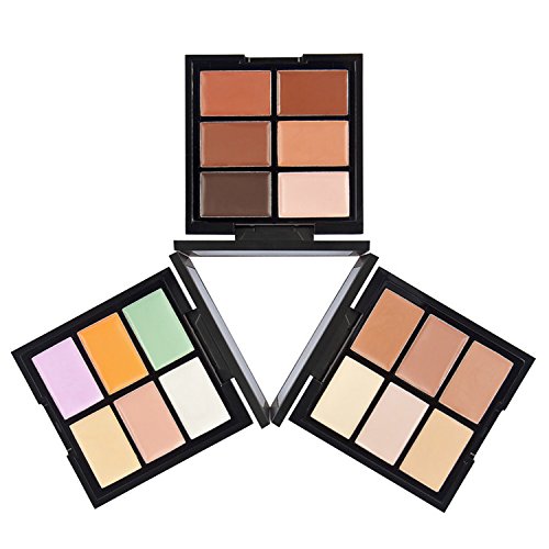 Oshide 6 Farben Concealer Concealer Palette Makeup Paletten Abdeckcreme Kit - 3