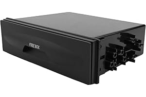 ZYWUOY Estético y práctico cajón de bolsillo estéreo para coche compatible con unidades 1Din