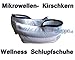 Produktbild Mikrowelle WARM Kirschkern Wärmeschuhe Hausschuhe Kirschkernkissen Schlupfschuhe