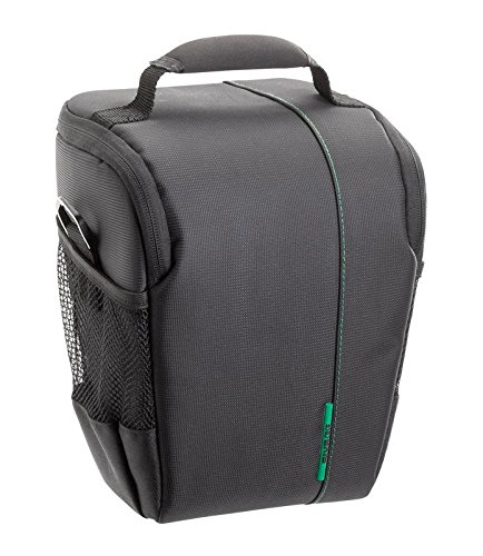 RIVACASE SLR Colttasche – Elegante Tragetasche mit verstellbaren Trennwänden und Zubehörfächern - Schwarz
