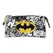 Produktbild KARACTERMANIA Batman Tagsignal-Triple HS Pencil Case Federmäppchen, 24 cm, Grau (Grey)