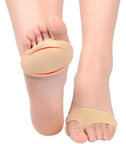 Lot De 8 Coussinets Métatarsiens En Gel - Soulagement Douleur Avant-pied Et Névrome De Morton - Homme Et Femme - Champagne - 3