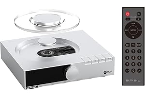 AOSHIDA SMSL PL200T Hifi CD Conveyor, USB Input Support, AES/EBU/I2S Outputs/Optics/Coaxial, Player with MQA Decoding, CD Player for Home Stereo System with Remote Control