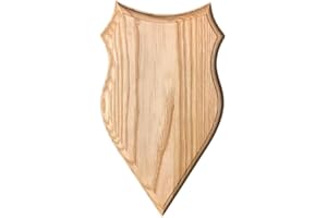 Hi Life Living Nature Scudo di Legno per Trofeo capriolo. Pannello. Corna. Caccia. 20x11cm 030402