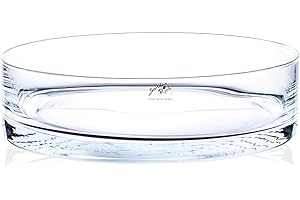 Glasschale Cora klar rund 8,5 cm Ø 30 cm von Sandra Rich