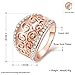 Produktbild Populärer Eleganter Hohler Musterring , Roségold , 8