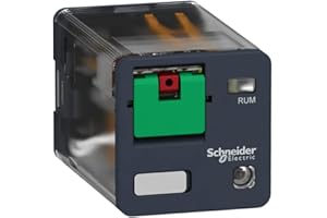 SCHNEIDER ELECTRIC Telemecanique Sensors RUMC32B7 Relé Universal Enchufable con LED, Zelio RUM, 3 C/O, 24 V AC, 10 A