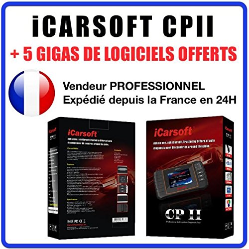 Valise Diagnostique PEUGEOT et CITROEN - iCARSOFT CPII PSA LEXIA DIAGBOX PP2000