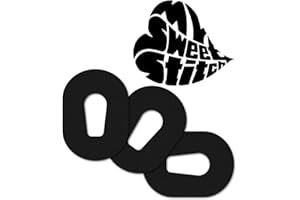 MySweetStitch - 10 x Dexcom G6 pansement, Overpatch Ø 70 x 55 mm, protection capteur, imperméable, respirant, doux pour la peau, Fabriqué en Allemagne, Noir