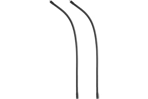 PATIKIL 20" Schwanenhals, 2 Stück 1/4"-20 Weibliches zu Männliches Gewinde Metall Universal Schlauch Flexibler Arm Schwanenhalsrohr Verlängerungshalter für Action-Kamera, Schwarz