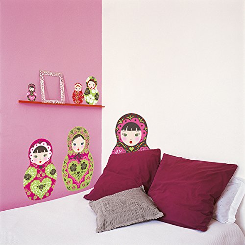 Preisvergleich Produktbild Unbekannt Wandtattoo Matroschkas