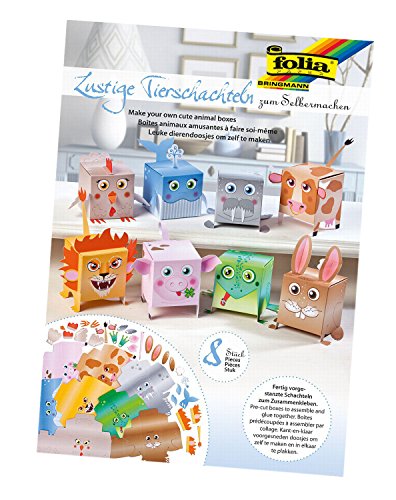 Preisvergleich Produktbild folia 978 - Lustige Tierschachteln zum Selbermachen, 8 Stück