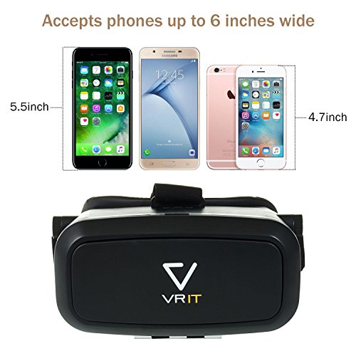 Top VR Headset Set + Bluetooth Remote + Guide To Virtual Reality, The 3d Virtual Reality Kit, Enjoy VR Games, Works With… - Image 4