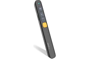 NORWII N29 Presentation Pointer Presenter 100M, 2.4GHz Laser Pointer Presentation Clicker for Powerpoint Remote, Wireless Presenter with Hyperlink & Volume Control