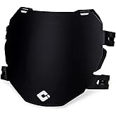 ODI Downhill Number Plate, Ag, Black | Aaron Gwin Downhill Number Plate - Low-Profile, Durable Polymer, Aero Design