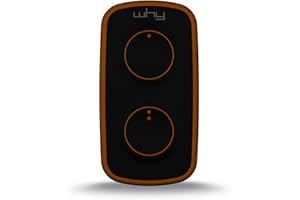 WHY EVO MINI NOA Telecomando rolling code multifrequenza da 280 a 868 mhz, apricancello autoapprendente programmabile, radiocomando ad ampio raggio con 4 pulsanti Wild Tobacco