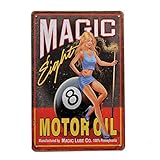 Tolle Wanddekoration für Zuhause, Garage, Küche, Menschenhöhle, Unterhaltungszimmer, Bar, Pub, Diner, Schlafsaal, Café oder andere Orte, wo Sie nostalgische Akzente bringen wollen.