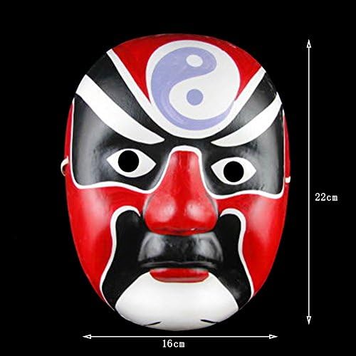 Global- Peking Opera Mask Halloween pulp Mask Room hotel decoration pendant mask ( Color : #7 )