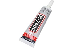 HSHDUTI B-7000 Super Adhesive Glue Clear, Industrial Strength Glues Paste Adhesive for Glass, Plastic, Wood, Ceramic, Metal, Jewelry Making, Rhinestones Crafts, Cell Phones, Tablet, Clothes, Shoes 110ML