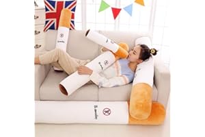 TANNEL Sobeta Kreatives Rauchen zylindrisches Schlafkissen Zigarettenkissen Smulation Plüschtiere Mode