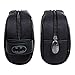 Black PU Batman Embossed Logo Wash Bag