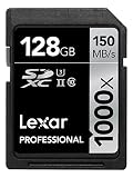 Lexar Professional 1000x 128GB SDXC UHS-II/U3 Card (Up to 150MB/s read) w/Image Rescue 5 Software LSD128CRBNA1000 RS.6999 (53.00% Off) - Amazon
