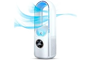 BLARIE Arctic Blast Air Conditioner Bladeless Artic Blast Air Cooler Fan - 3-in-1 USB Tabletop Fan - Personal Mini Air Cooler for the Home