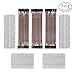 Produktbild KWOKWEI Jumper Wire mit Breadboard Steckbrett, 120 Stück Dupont Kabel 40pin Male zu Female, Stecker zu Male, Female zu Female, 2er MB-102 Steckboard 830 Pin Solderless, 2er 400 Pin Steckplatine
