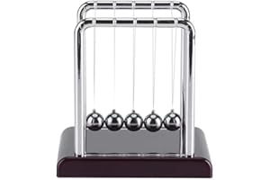 ZERODIS Newton's Cradle Balance Ball, Funny Pendulum Steel Ball Desk Toy