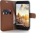 Produktbild JT Berlin LederBook Style für das neue Samsung Galaxy A5 (2017) in cognac [Echtleder | Handarbeit | Standfunktion | Kartenfächer | Magnetverschluss] - 10169