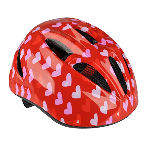 Preisvergleich Produktbild Fischer Fahrradhelm Herz, Rot, XS, 86100