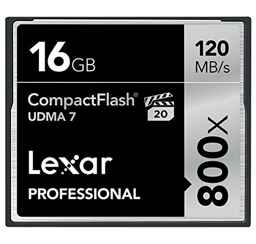 Lexar Professional 16GB 800x Speed 120MB/s CompactFlash Speicherkarte - 2