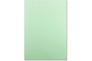 FarbenFroh by GUSTAV NEUSER 25x A4 Carton-Carte - Couleur: Menthe (Vert) - 210 x 297 mm - 240 g/m² - Papier Tonique Carton Photo Papier de Bricolage Carton d'argile
