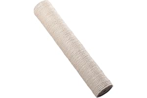 CHENCUNQUANGOD Arbre à chat de rechange pour griffoir de rechange en corde de chanvre (blanc, 38 x 7 cm)