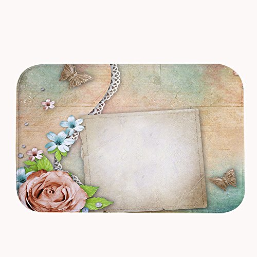 20 X 32 50 X 80cm Rioengnakg Rose Flamants Roses Gris Tapis