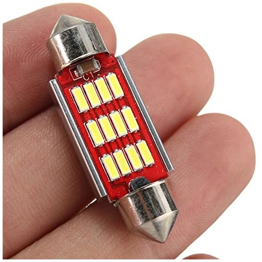 DELHI TRADERSS WV01RCA08028 12Smd Dome Led Light Interior Reading Bulb Roof Light for - Maruti Suzuki Alto 800 - White