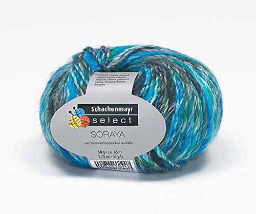 50g „Soraya“ – Farbe: 7901-Fire – das luxeriöse Garn mit tollem Effekt! - 2