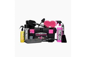 Muc-Off Kit de Nettoyage Vélo Ultime - Kit Protection, Nettoyage, Lubrifiant pour Vélo - Comprend un Produit Nettoyant pour Vélo, un Liquide Protecteur de Vélo, des Brosses de Vélo et Plus