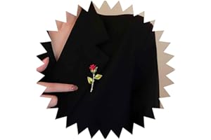 Dervivea Rosa Fiore Spilla Pin Rosso Flwoer Spille Matrimonio Rosa Spilla Formale Pin Fiore Rosa Spilla Bavero Spille Decorative Collare Spille Di Sicurezza Per Le Donne Abbigliamento Vestito
