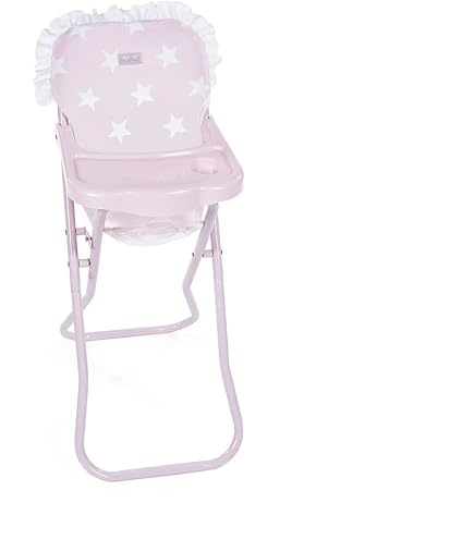 Seggiolone Per Bambole Bayer Chic 2000 - In Jeans Grigio, Regolabile, Per Bambole Fino A 50 Cm