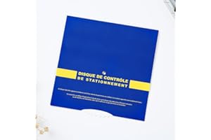 VWPEYY MINGCHENCN Lot de 2 disques de stationnement pour Zone Bleue