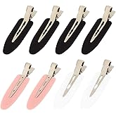 PALAY® 8Pcs No Bend Hair Clips Styling Bangs Curl Pin Duck Bill Clips Set, No Crease Hair Barrettes For Salon Hairstyle Haird