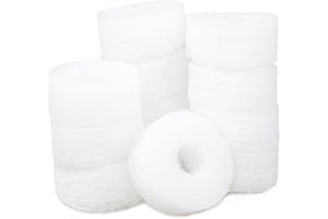 LTWHOME Compatible Excellent Filtre Tapis Convient pour Eheim 2616080 Aquaball 2208 2210 2212/60 130 180(Paquet de 12)