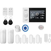 OBİEM Ev ve İş Yeri Akıllı G&uuml;venlik Alarm Sistemleri(Sim Kart/google Asistan/amazon Alexa/Tuya Smart) (giriş plus set)