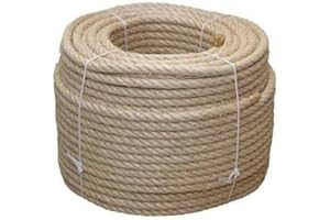 COFAN CUERDA SISAL 4 CABOS 8 MM 100 MTS NATURAL - Unid: 1